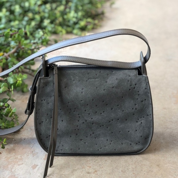 All Saints Handbags - ALLSAINTS Mini Echo Star Embossed Shoulder Bag